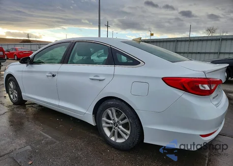 2016 Hyundai Sonata Se z USA, uszkodzony, nr VIN 5NPE24AF6GH357545